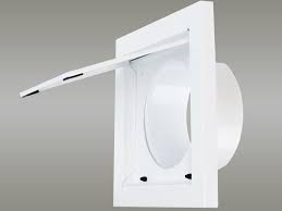 Diameter all aluminum wall cap the 6 in. 1 Dwv4w 4 White Dryer Wall Vent Wall Cap Solid Source Hvac