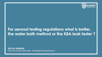 Aerosol Testing Regulations: water method or the KBA leak tester? Nicola  Zanarini (BE)
