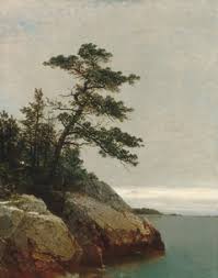 Beacon rock state park is a geologic preserve and public recreation area on route 14 in the columbia river gorge national scenic area in ska. Beacon Rock Newport Harbor John Frederick Kensett Artwork On Useum