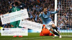 Tottenham overcame manchester city in a classic encounter at etihad stadium to reach the last four of the champions league for the first time. Manchester City Tottenham Hotspur Netzreaktionen Hochgerechnet 18 18 Eurosport