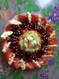 Epingle Par Anna Mendes Sur Aperitif Dinatoire En 2020 Salade Decoration Salade Salades Composees