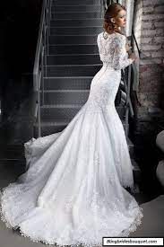 Mermaid Lace Wedding Dresses With High Neck Long Sleeves At Bling Brides Bouquet Lace Mermaid Wedding Dress Long Sleeve Mermaid Wedding Dress Wedding Dresses