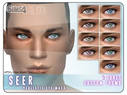 Best sims 4 eyes · 1. The Sims 4 Custom Content Realistic Eye Mask