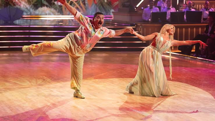 Guillermo Rodriguez bringing humor and high energy to the DWTS ballroom, do AI tạo