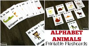 Then they'll likely love this alphabet game, where the goal is to . Free Printable Flashcards Alphabet Animals Look We Re Learning
