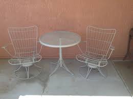 Homecrest Mid Century 3 Piece Low Profile Patio Set Mid Century Modernism Style Antiques I Vintage Patio Furniture Mid Century Patio Furniture Patio Set