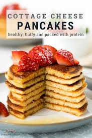 Depending on how much you consume, cottage cheese can be considered a good source of protein. Simple Cottage Cheese Pancakes With Oats Gf Fluffy The Worktop