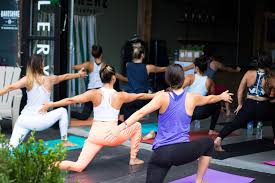 Open 15 minutes before each class. Stock Photo Of Yoga Class Outside The Michigan School Of Psychology Msp
