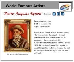 Many famous individuals, including actors, athletes, and politicians, have suffered from arthritis, but instead of letting such a condition break them, those listed below turned their struggle into a source of inspiration and encouragement for others. Renoir Studyladder Interactive Learning Games