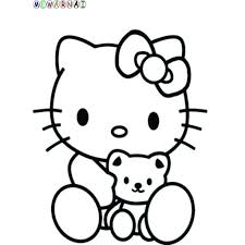 Jom download bermacam contoh gambar mewarna kartun barbie yang. Kertas Mewarnai Bisa Dipajang Hello Kitty Shopee Indonesia