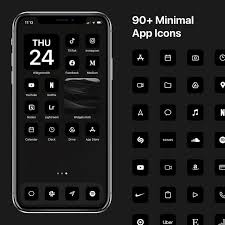 1 070 Ios 14 Minimal Icons Bundle 130 Unique Icons In 8 Colors Minimalist Icon Pack Apple Modern Icon Bundle In 2020 Minimalist Icons App Icon Icon