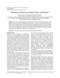 Shop the trusted resource for the most healthy & innovative products in furniture, gear, toys, baby care & more. Pdf Developments In Health Care And Medical Textiles A Mini Review 1