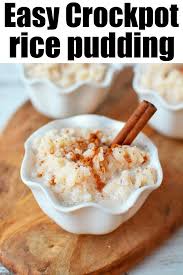 Slow Cooker Rice Pudding Recipe You Can Make Quickly With Minute Rice And A Few Other Ingredients If Slow Cooker Rice Pudding Crock Pot Desserts Rice Pudding