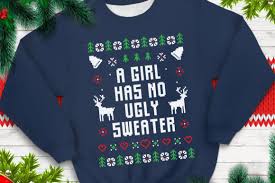 Free transparent christmas vectors and icons in svg format. A Girl Has No Ugly Sweater Graphic By Svgsupply Creative Fabrica