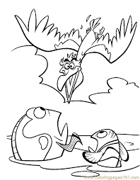 Hiding the t coloring page. Finding Nemo Coloring 16 Coloring Page For Kids Free Finding Nemo Printable Coloring Pages Online For Kids Coloringpages101 Com Coloring Pages For Kids