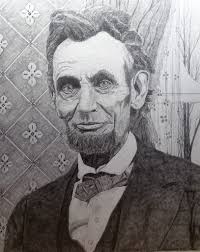 Lincoln portrait print from Etsy seller