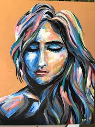 Awaiting the Wind" Acrylic painting