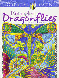 Creative Haven Entangled Dragonflies Coloring Book Adult Coloring Porter Dr Angela 9780486805689 Amazon Com Books