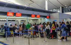 Thực đơn bánh tráng trộn tại sài gòn luôn được cập nhật mỗi ngày để đáp ứng nhu cầu của người tiêu dùng. Saigon Vietnam Dec 4 2018 Check In Counters Of Tan Son Nhat Stock Photo Picture And Royalty Free Image Image 114944267