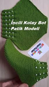 Invisible Zipper 20 To 22 Red Knitted Slippers Pattern Knitted Slippers Crochet