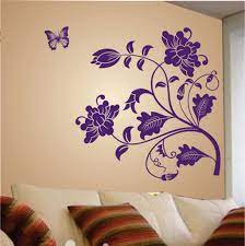 Maybe you would like to learn more about one of these? Decals Design Vine Flower Wall Sticker Pvc Vinyl 50 Cm X 70 Cm Purple Buy Online In Bahamas At Bahamas Desertcart Com Productid 64741576