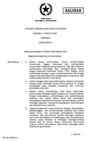 Tajuk dan mula berkuat kuasa. Undang Undang Cipta Kerja