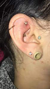 Annoying Rook I Ve Had This Done For At Least A Year And A Half And It S Always Had This Unsightly Irritation Bump I Changed The Jewelry Out To Implant Grade Titanium A