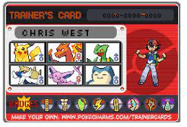 Then select the part of the image where you want the text to appear. My Pokemon Trainer Card By Senordunut On Deviantart
