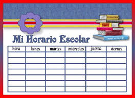 Horarios Escolares Horario Escolar Horario De Clases Horario Escolar Imprimible