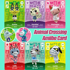 Here we've picked out the very best villagers who can be invited via the amiibo system in order to create a. Buy Online Animal Crossing New Horizons Game Amiibo Card For Ns Switch 3ds Game Lobo Card Set Nfc Cards Hot Villager Marshal Series 1 2 3 4 Alitools