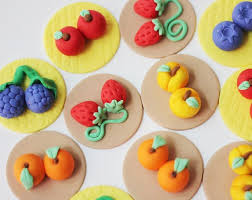 Fruit Clip Art Set2 Farm Fruit Vegetable Graphic Fruit Etsy Fondant Cupcake Toppers Fondant Cupcakes Fondant
