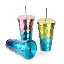 Here, as long as the toggle button is the only downside, i found, is that the drinking hole is slightly too small, almost like a straw. 500ml Stainless Steel Coffee Cup Coffee Mug With Lid Reusable Straw Gradient Hot And Cold Double Wall Insulated Vacuum Cup Mugs Aliexpress