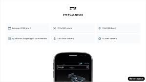 ZTE Flash N9500 Full Device ...