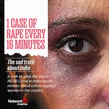 India's Kolkata rape-murder case brings the focus back to the safety of  women: India reported 1 rape case every 16 minutes in 2022, the latest year  for which data is available. | #FPCreatives