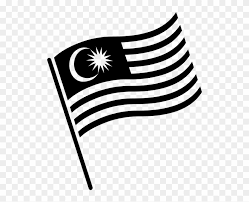 Click on the file and save it for free. Malaysia Flag Black And White Clipart Free Transparent Png Clipart Images Download