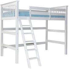 The roomplace has several types of bunk beds, including twin bunks, full size bunks, twin over full bunks, and loft beds with one bed only. Tall Full Platform Loft Bed With Angle Ladder High Loft Beds For Sale