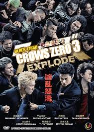 Dvd Black Crow Crows Zero 3 Explode Live Action Movie English Sub Region All Crow Crows Zero Martial Arts Movies