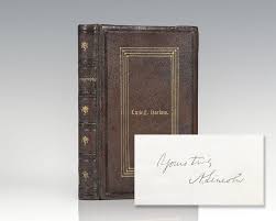 President lincoln and his cabinet. Autograph Album Signed By Abraham Lincoln