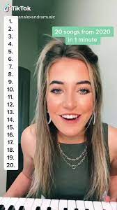 Logan Alexandra Music 20 Hit Tiktok Songs From 2020 In 1 Min Facebook