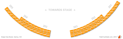 Gorge Amphitheatre Box Seats Rateyourseats Com