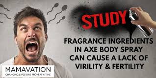 Ingredients In Axe Body Spray Linked To Virility Fertility Problems