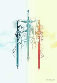 Unsheathing the sword or kamina's sword refers to a scene from gurren lagann anime series in which character kamina unsheaths his katana. Dark Kirito Sword Art Online Sao Amino