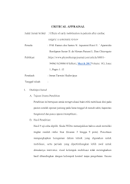 Reni nurhidayah 0810720057 jurusan ilmu keperawatan fakultas kedokteran universitas brawijaya malang 2012 a. Telaah Jurnal