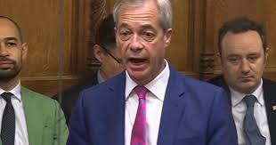 Nigel Farage was heckled as he attempted to ask a question in the Commons  after refusing to sack a senior Reform UK councillor who shared a death  threat against a Labour MP