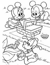 Baby Minnie Topolino E Pippo Disegni Da Colorare Gratis Pagine Da Colorare Disney Disegni Da Colorare Libri Da Colorare