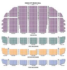 Radio City Music Hall Seating Chart Theatre In New York