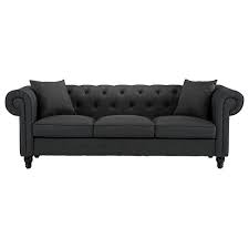 Free shipping and guaranteed satisfaction! Easton Classic Scroll Arm Chesterfield Sofa Sofamania Com