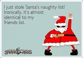 Naughty List Christmas Quotes Funny Funny Christmas Wishes Christmas Humor