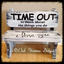 Timeout Bench Time Out Chair Diy For Kids Kids Furniture
