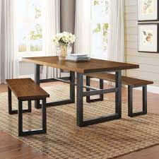 An Industrial Style Dining Table Set So You Can Finally Throw That Dinner Party You Ve Been Promising Your Friends Industrial Dining Table Dining Table Kitchen Table Settings